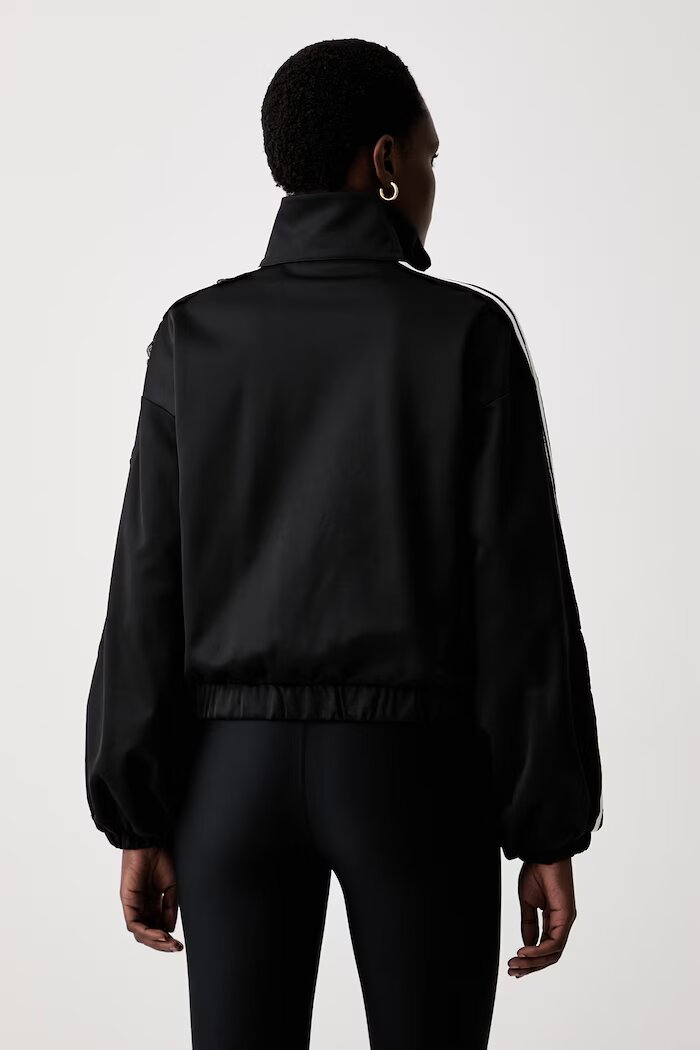 adidas Originals суичър с цип дамски Lace Injection черен LG4279