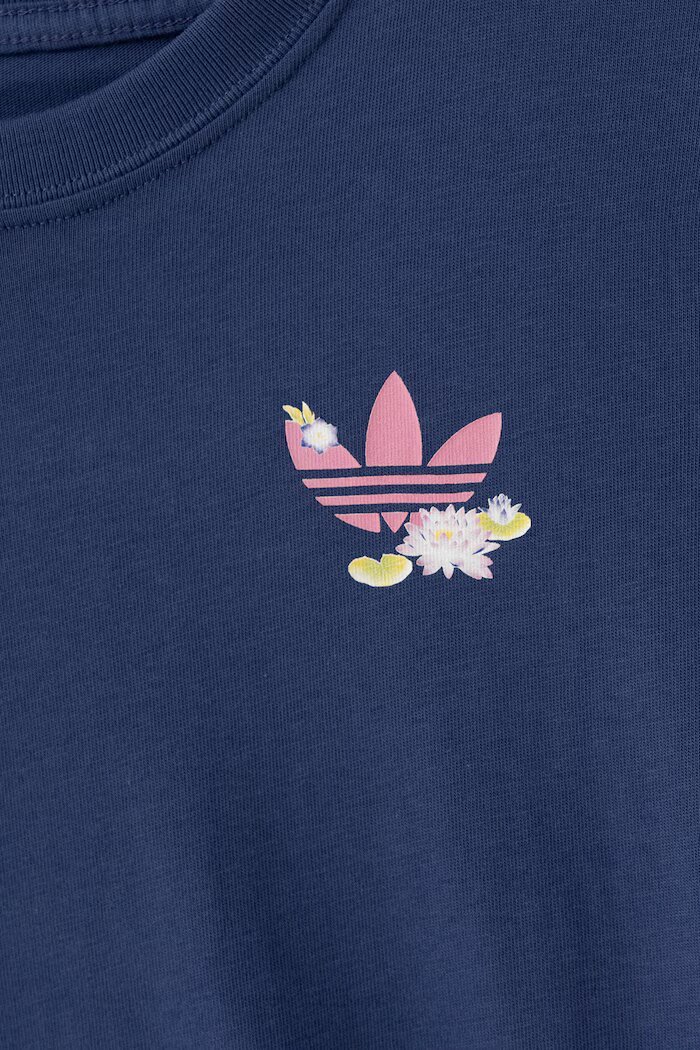 adidas Originals тениска за деца от памук тъмносиня LH4736