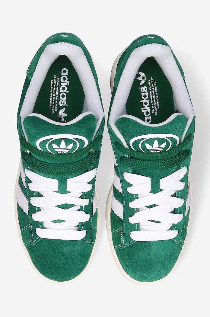 adidas Originals Велурени маратонки Campus 00s Campus0s в зелено H03472