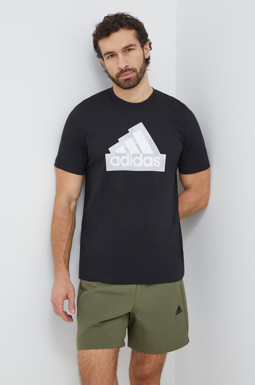 adidas Памучна тениска