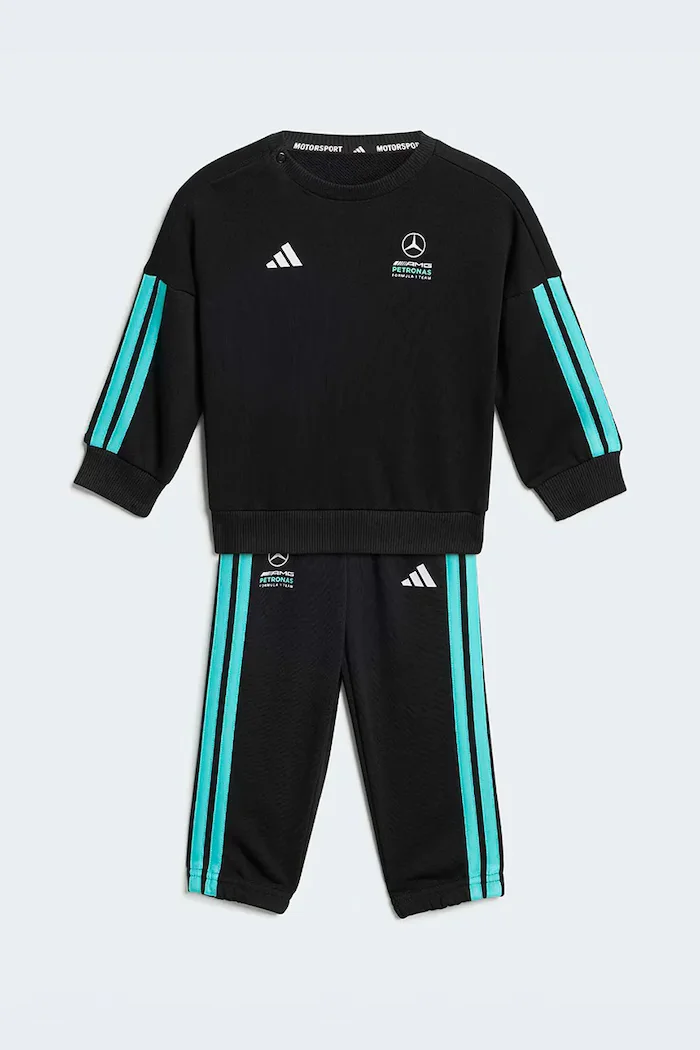 adidas Performance Комплект бебешки спортен екип с памук MERCEDES в черно KE5933