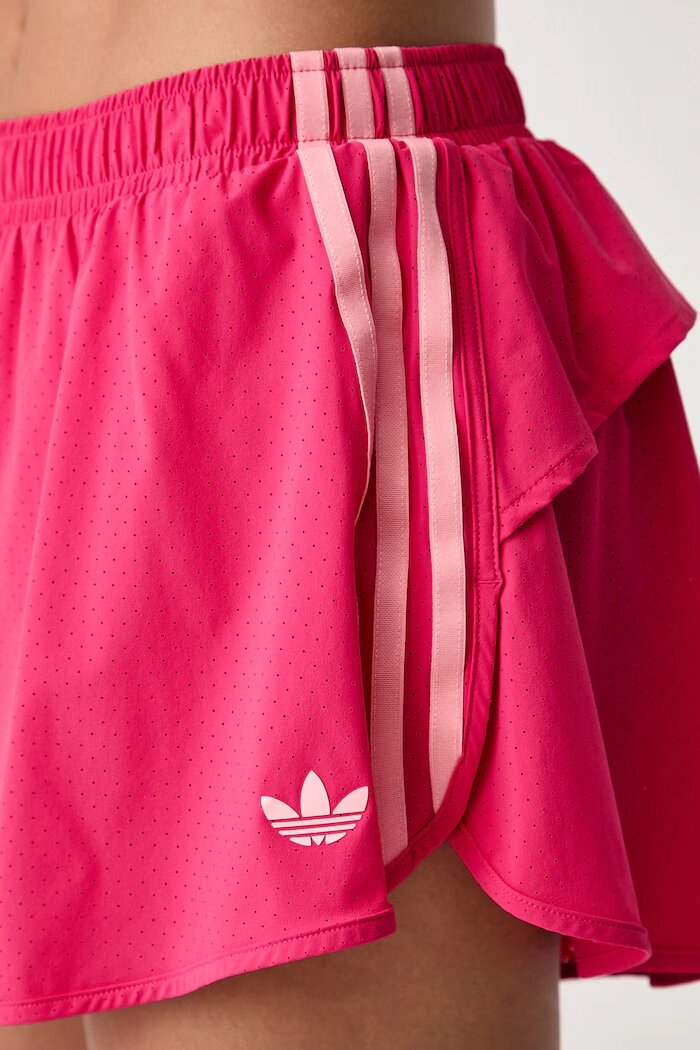 adidas Performance спортен къс панталон дамски Originals Sport розов със стандартна талия KT7040