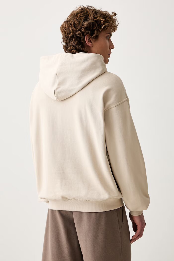 adidas суичър с качулка мъжки от памук бежов KW2314