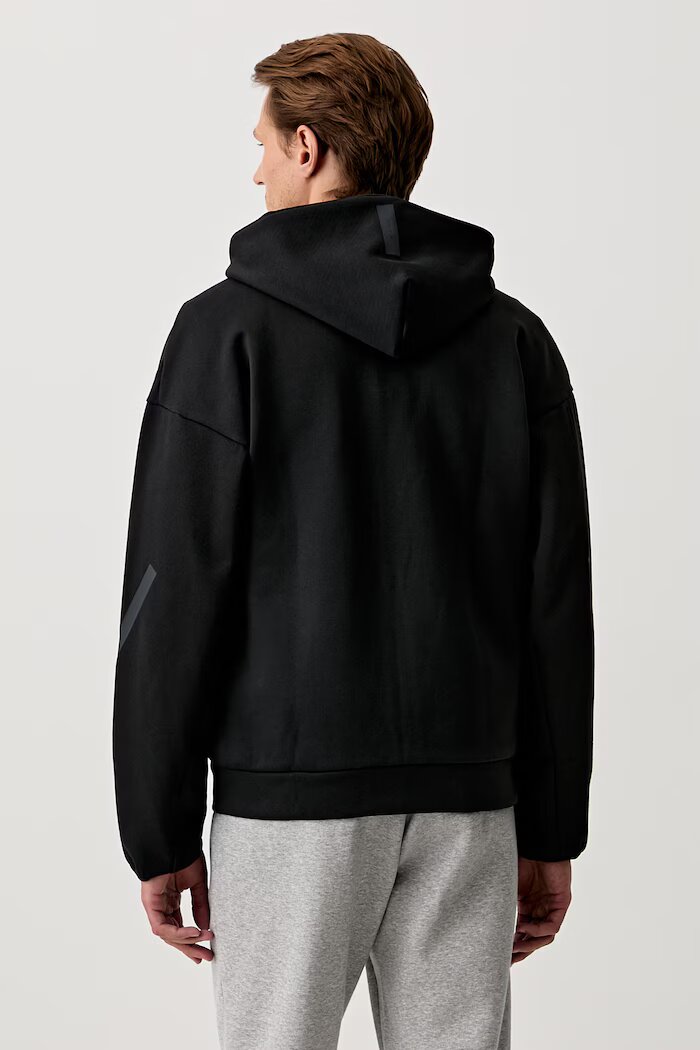 adidas суичър с цип мъжки с памук Z.N.E. черен KF3827