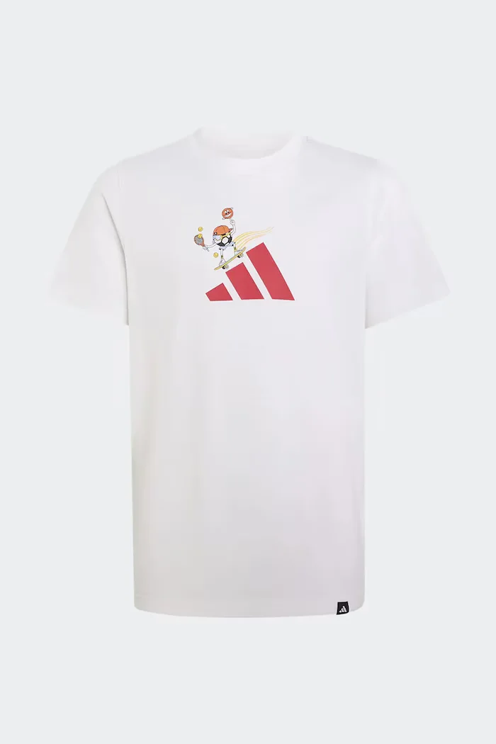 adidas тениска за деца от памук бяла KE1616