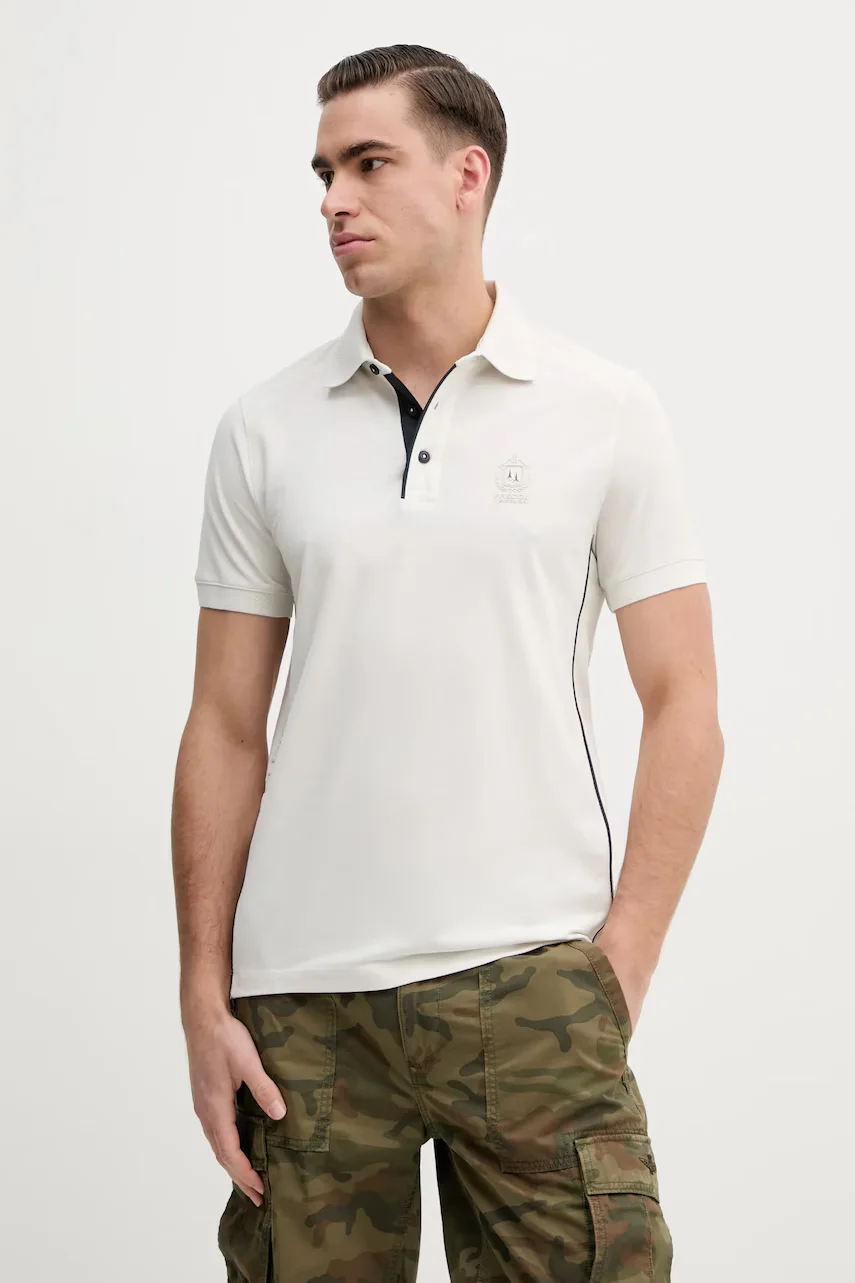 Aeronautica Militare Памучна тениска с яка