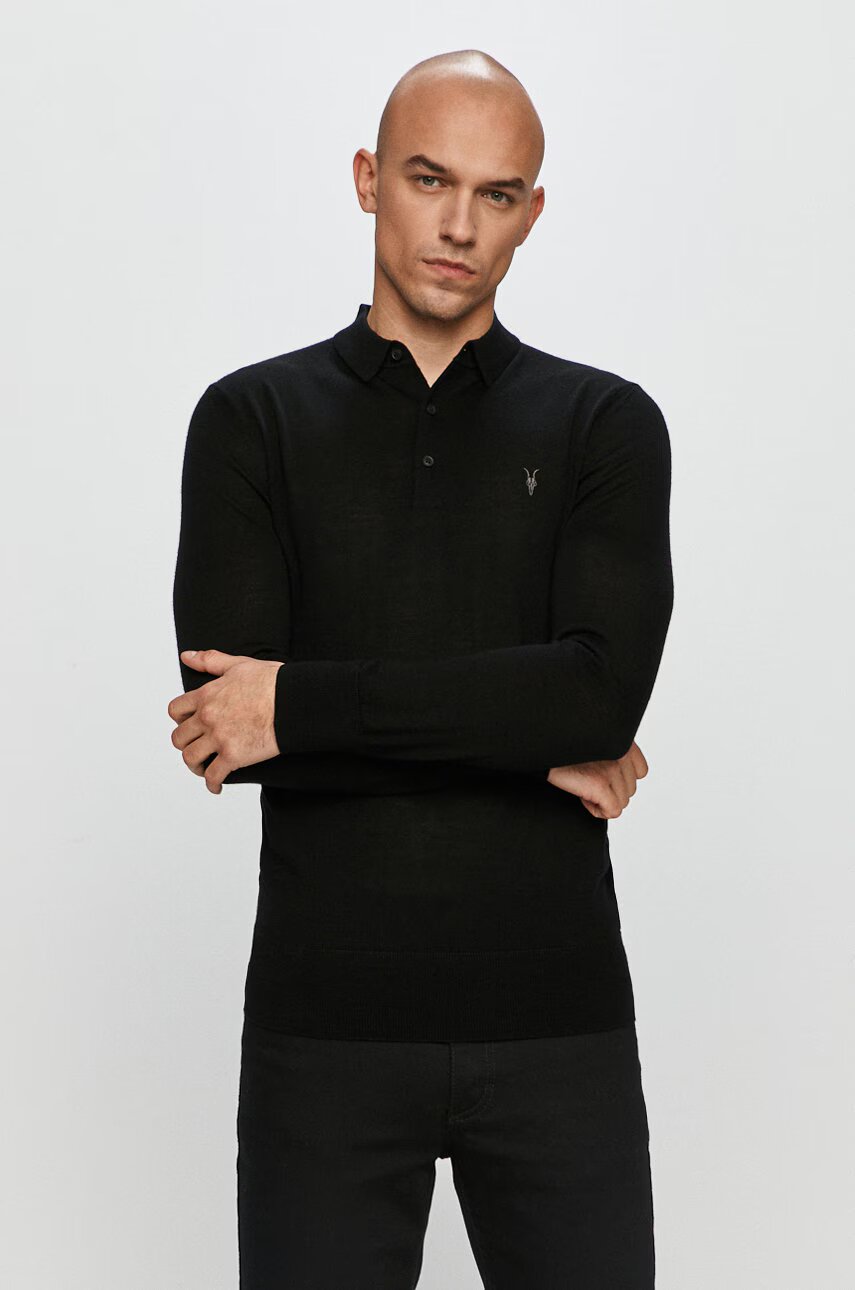 AllSaints Блуза с дълъг ръкав Mode Merino LS Polo