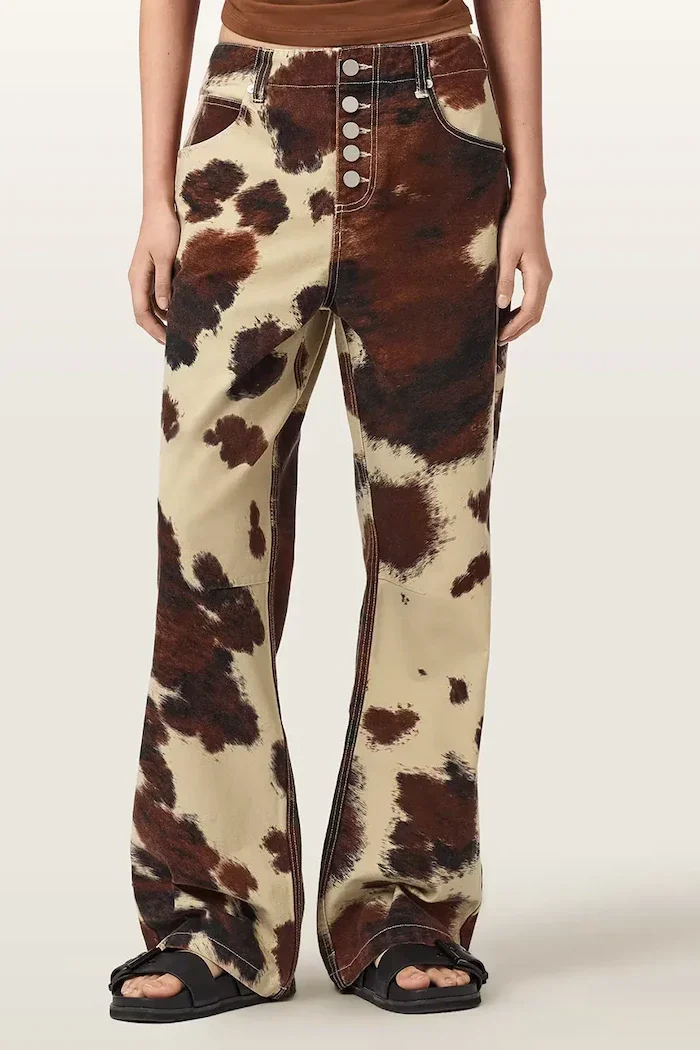 AllSaints Дънки TAY с висока талия W042EE