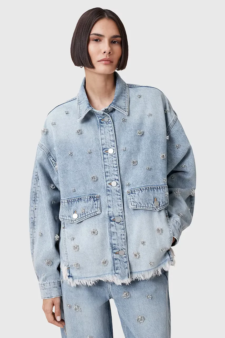AllSaints Дънково яке от памук HETTIE