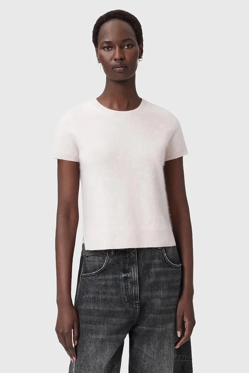 AllSaints Кашмирена тениска REBEL TEE