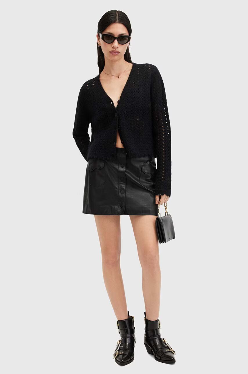 AllSaints Кожена пола ROCK MINI