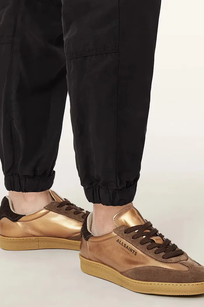 AllSaints Кожени маратонки Thelma Sneaker в бежово W111FB