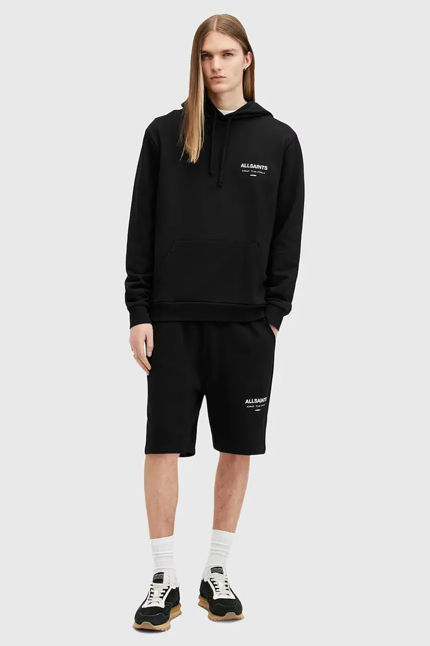 AllSaints Памучен къс панталон UNDRGRND SWEATSHORT