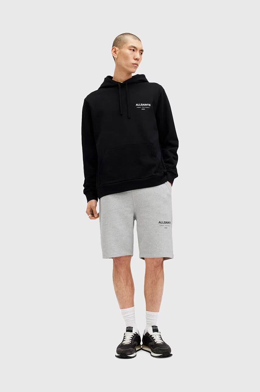 AllSaints Памучен къс панталон UNDRGRND SWEATSHORT