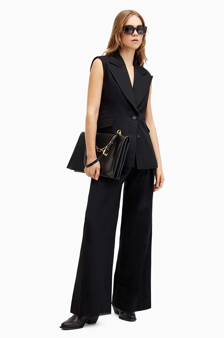 AllSaints Памучен панталон HALLY TROUSER