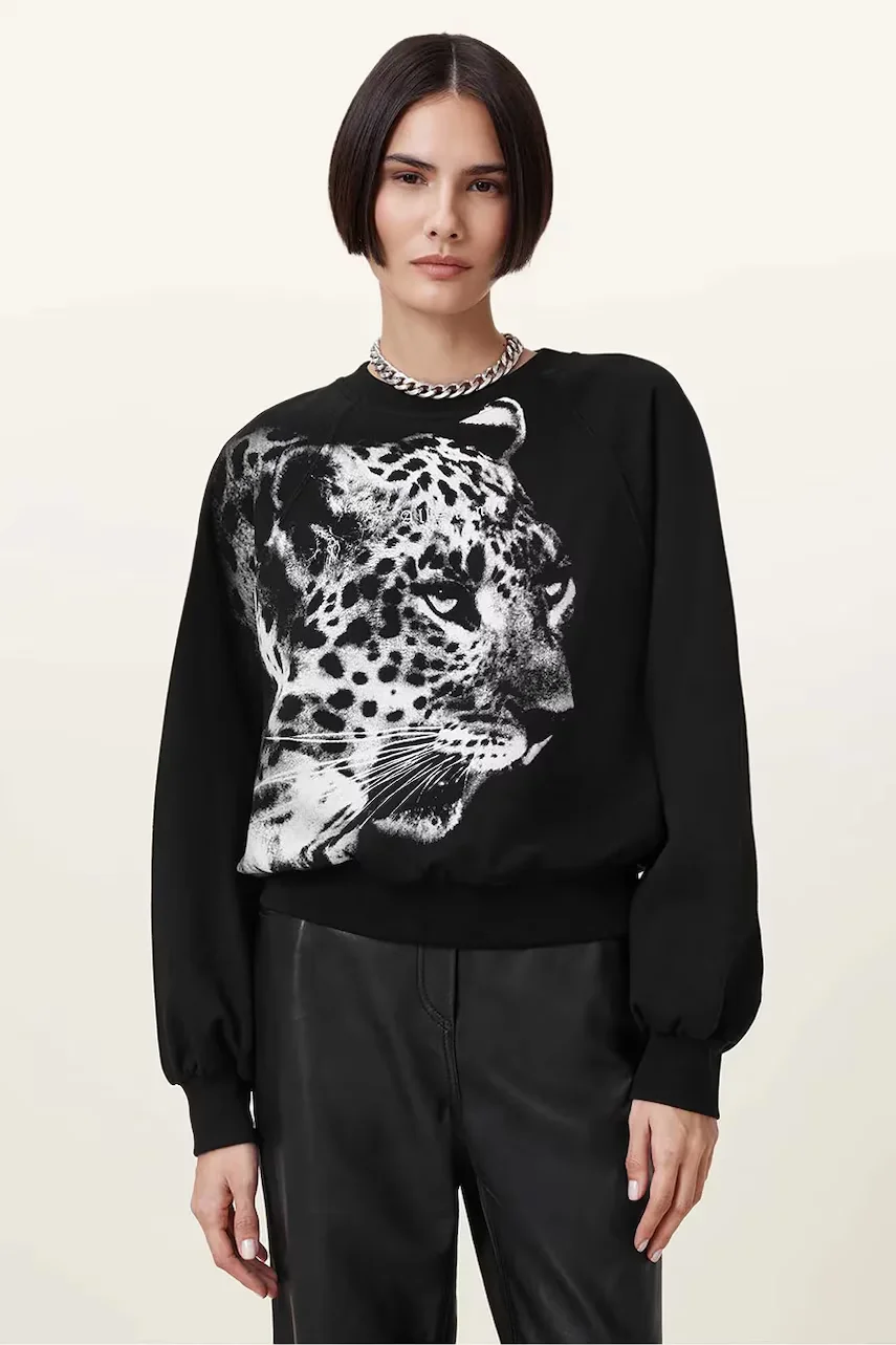 AllSaints Памучен суичър KIARA CYGNET
