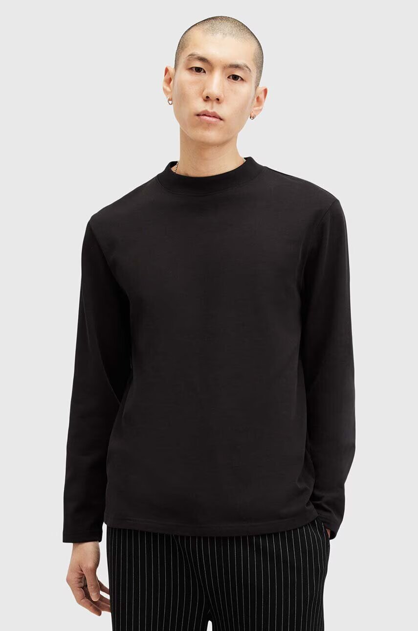 AllSaints Памучен суичър NERO
