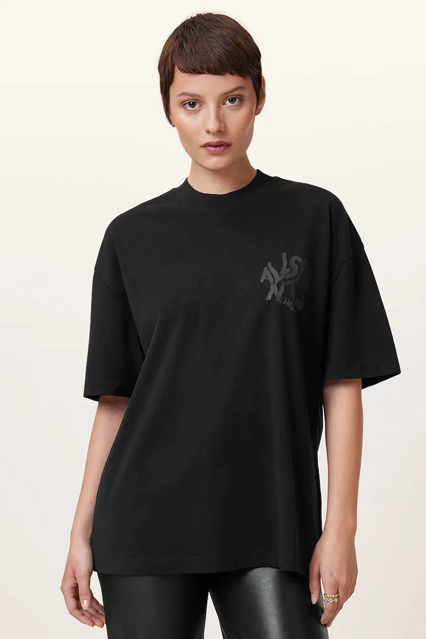 AllSaints Памучна тениска ORLANDO ETTA