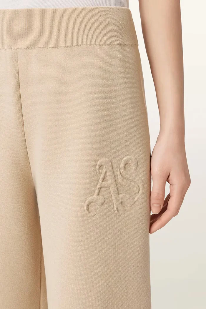 AllSaints Панталон SONNY в бежово със стандартна кройка със стандартна талия W029TE