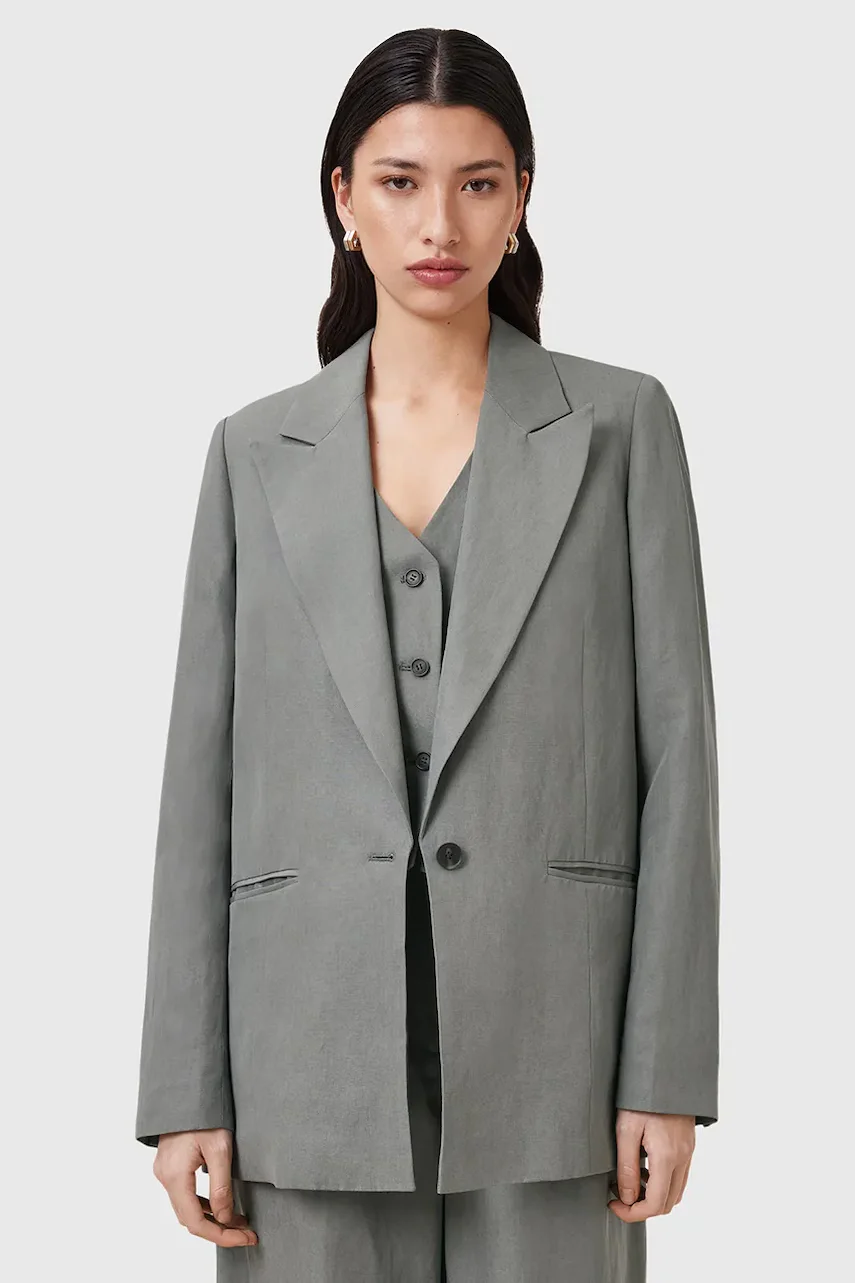 AllSaints Сако с лен AVERIE