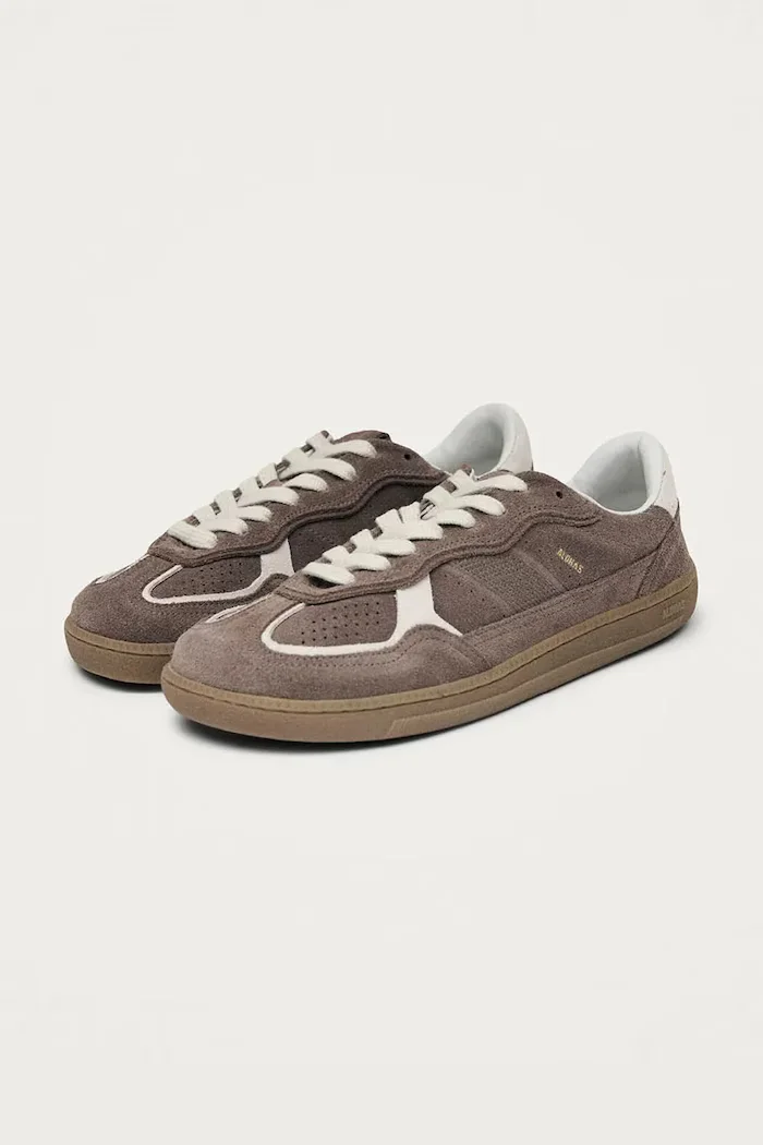 Alohas Tb.00 Barefoot Rife маратонки дамски от велур кафяви S101316-10