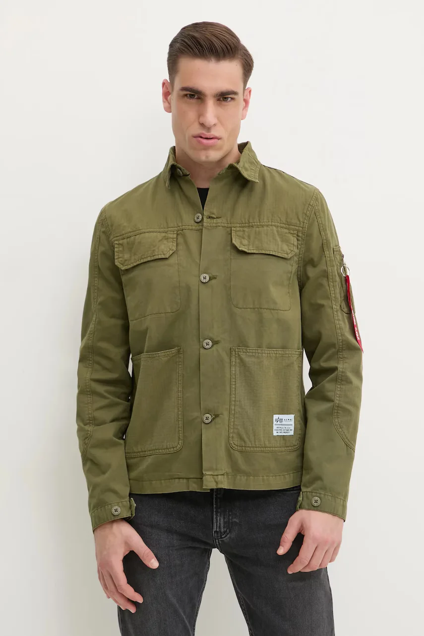 Alpha Industries Памучна риза Color Block
