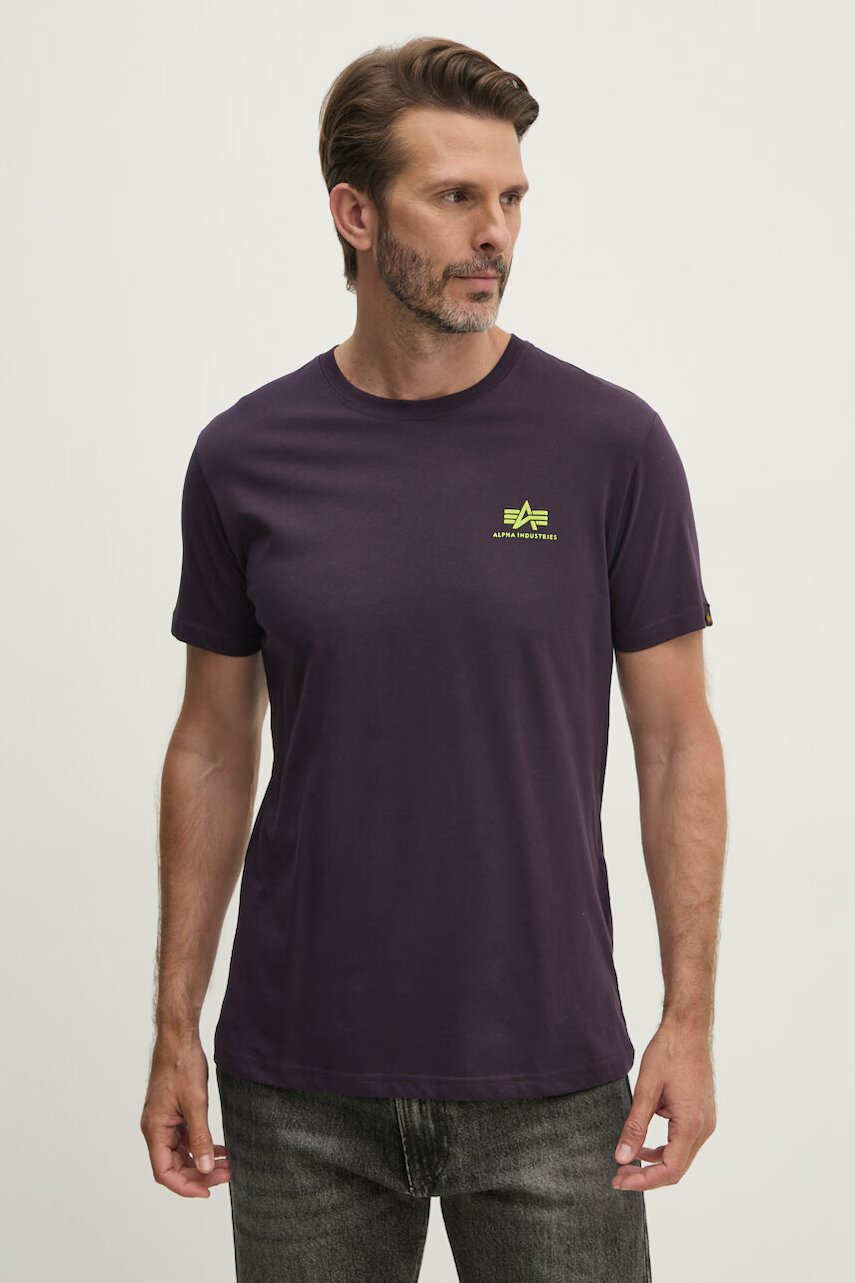 Alpha Industries Памучна тениска Backprint T