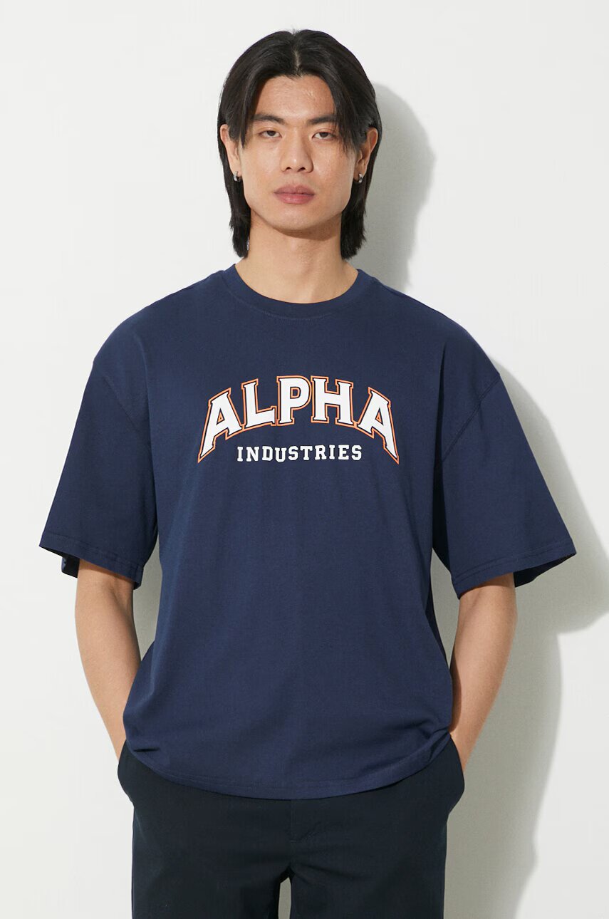 Alpha Industries Памучна тениска College