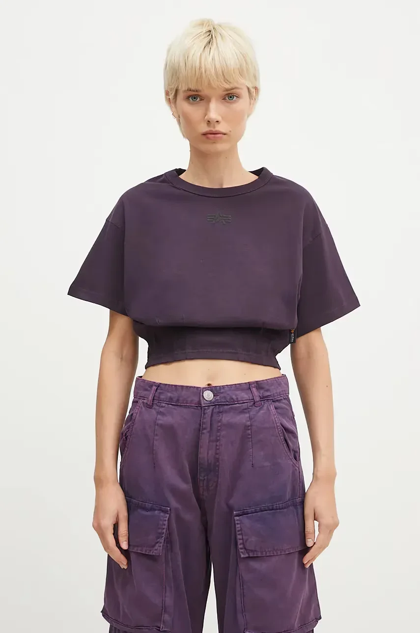 Alpha Industries Памучна тениска Waisted