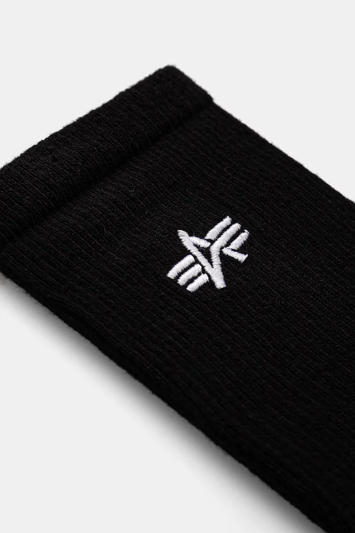 Alpha Industries Памучни чорапи Basic Socks 3 Pack (3 чифта) в черно 156986 Basic
