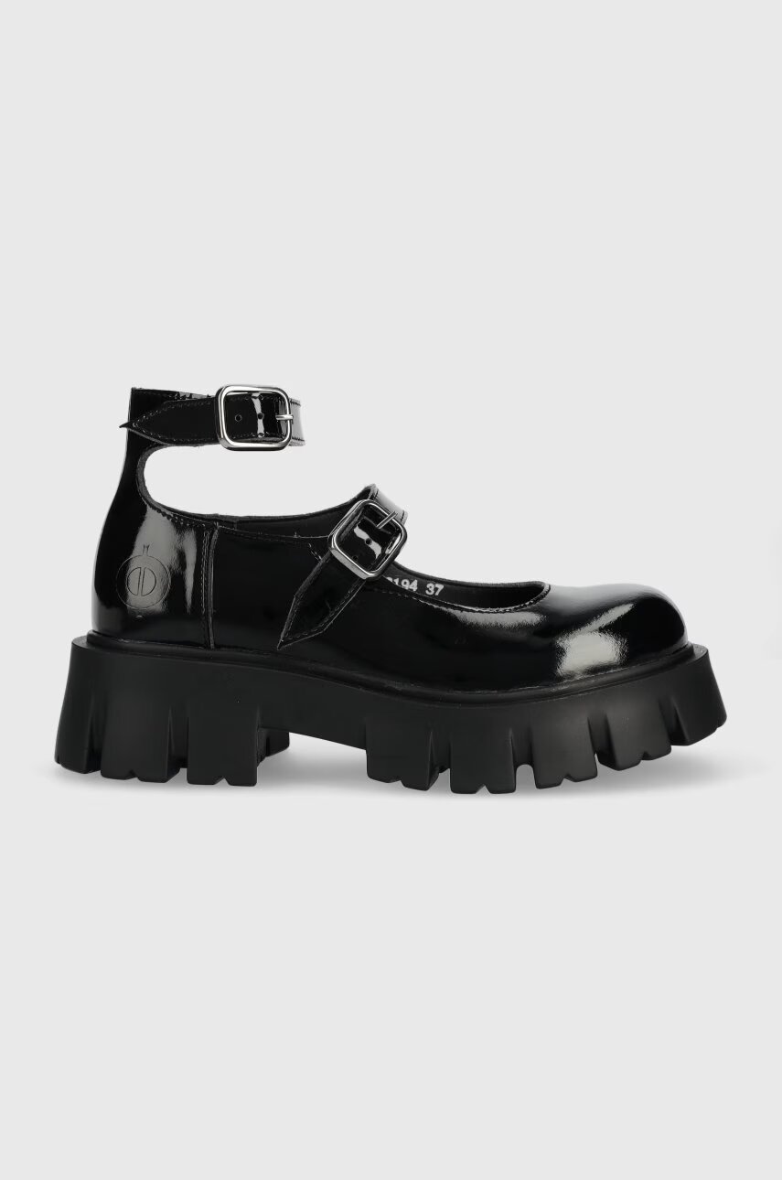 Altercore Половинки обувки Constance Vegan Black