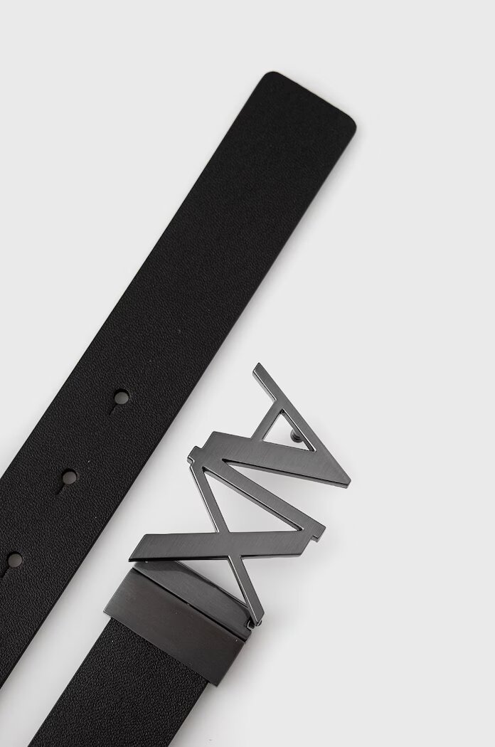 Armani Exchange колан мъжки от кожа черен 951017 CC505