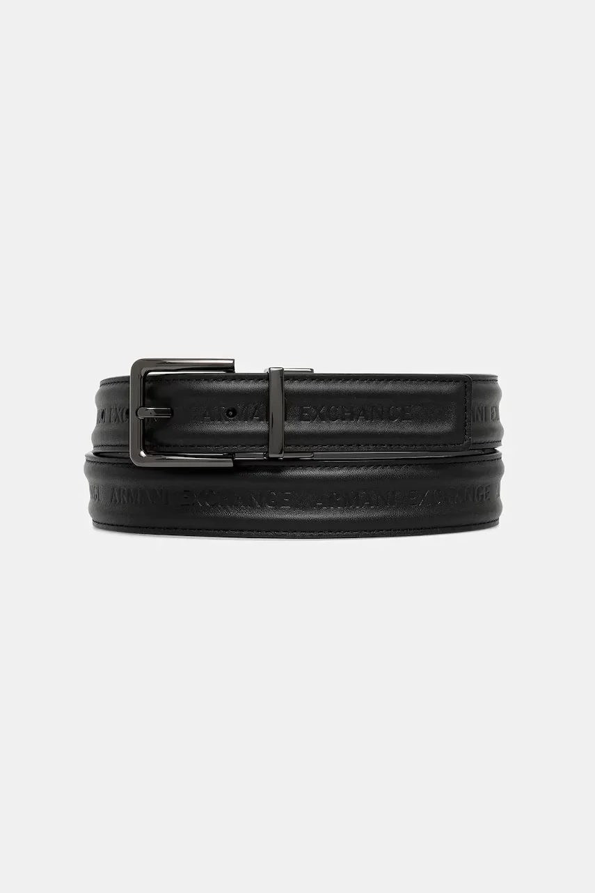 Armani Exchange Кожен колан с две лица
