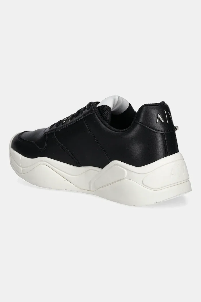 Armani Exchange Кожени маратонки в черно XW001617 AF17443 MC005