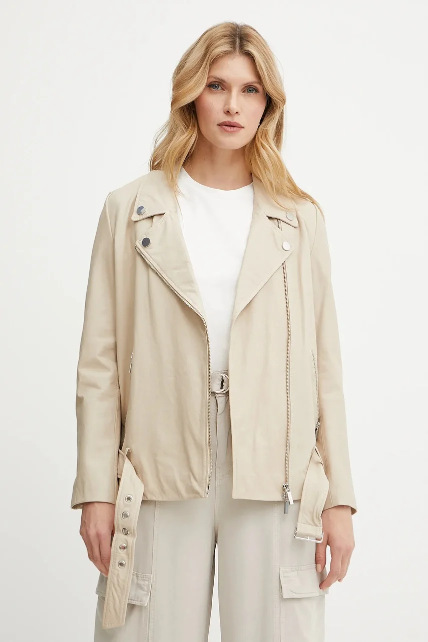 Armani Exchange Кожено яке
