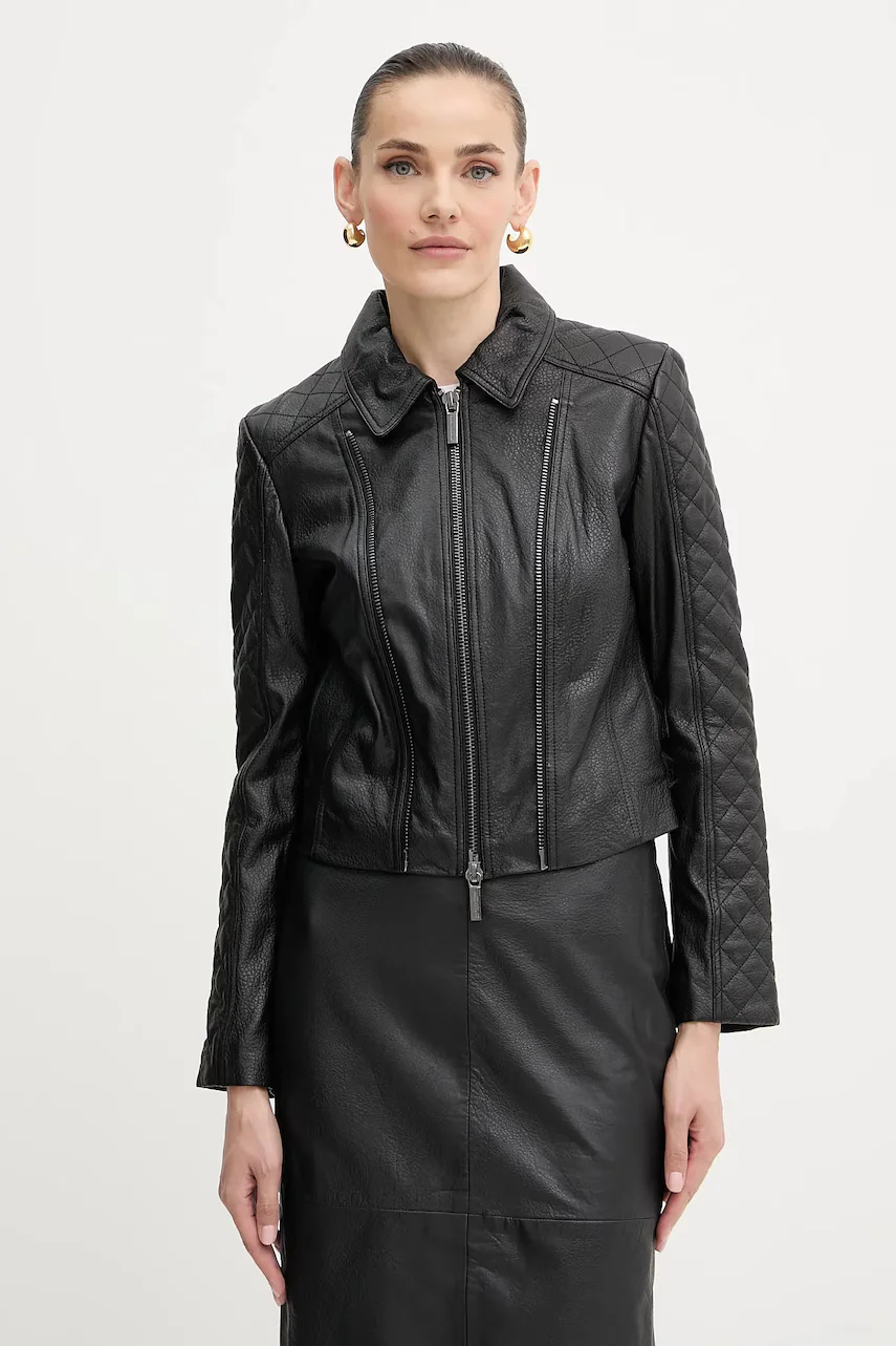 Armani Exchange Кожено яке