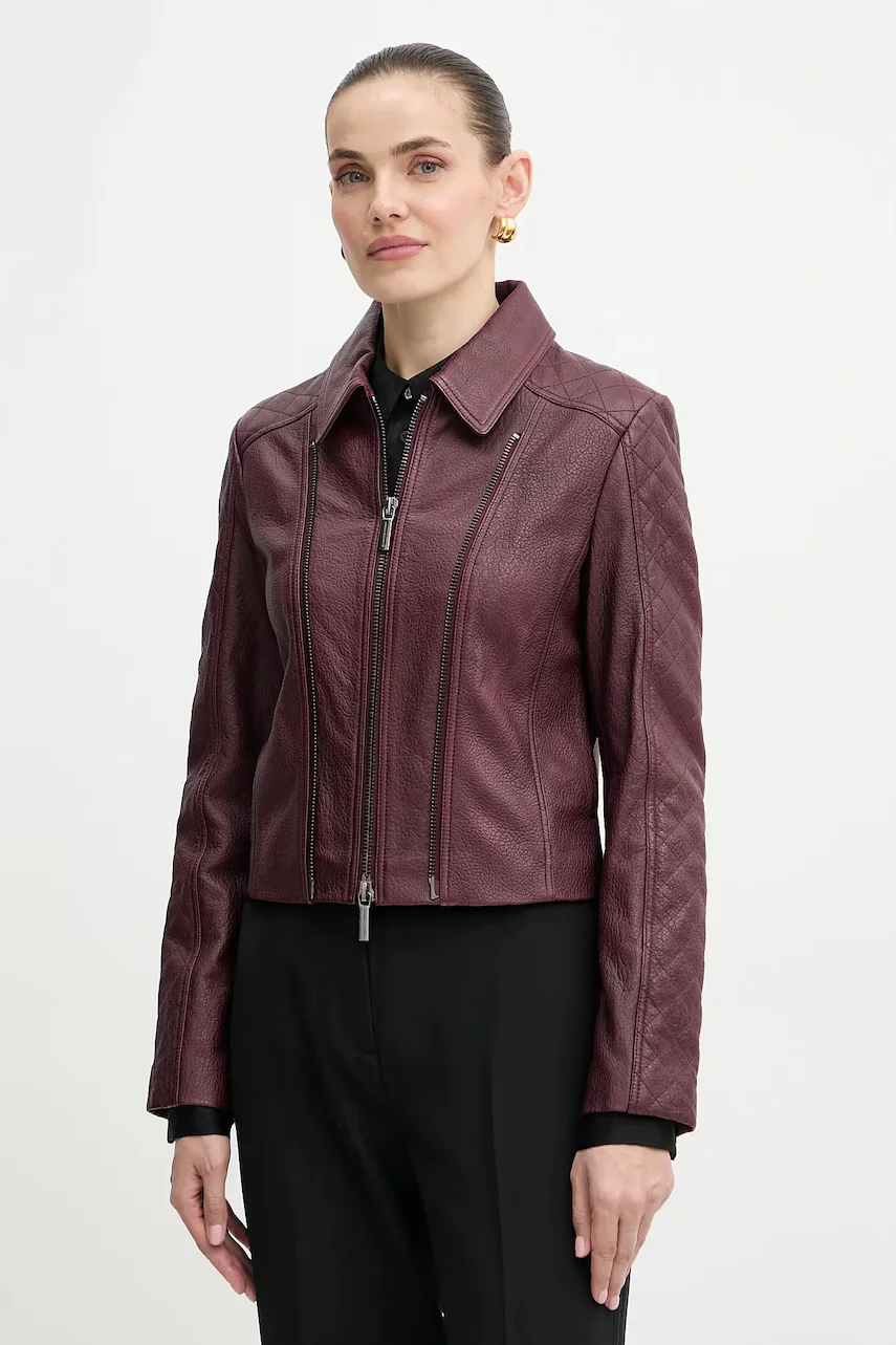 Armani Exchange Кожено яке