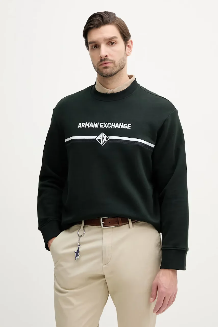 Armani Exchange Памучен суичър