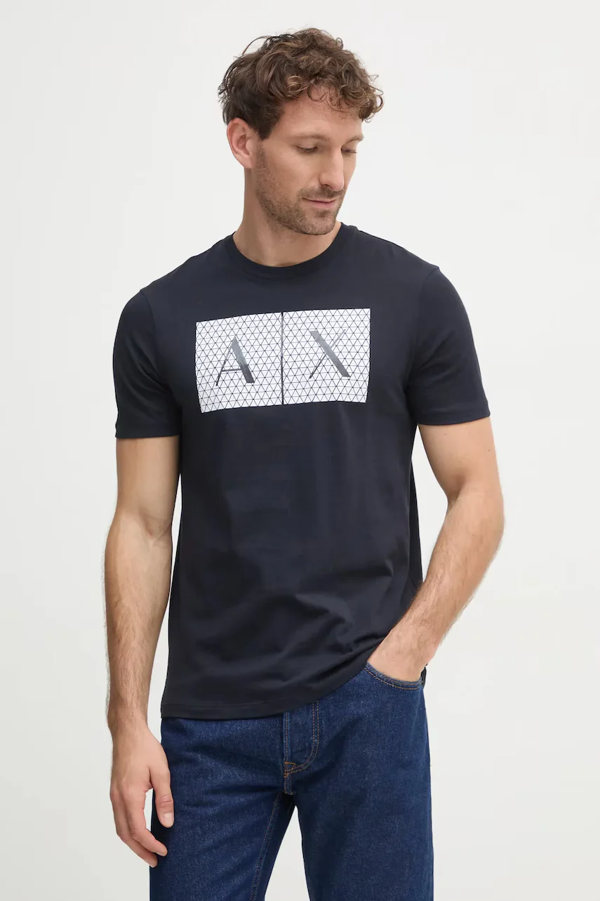 Armani Exchange Памучна тениска