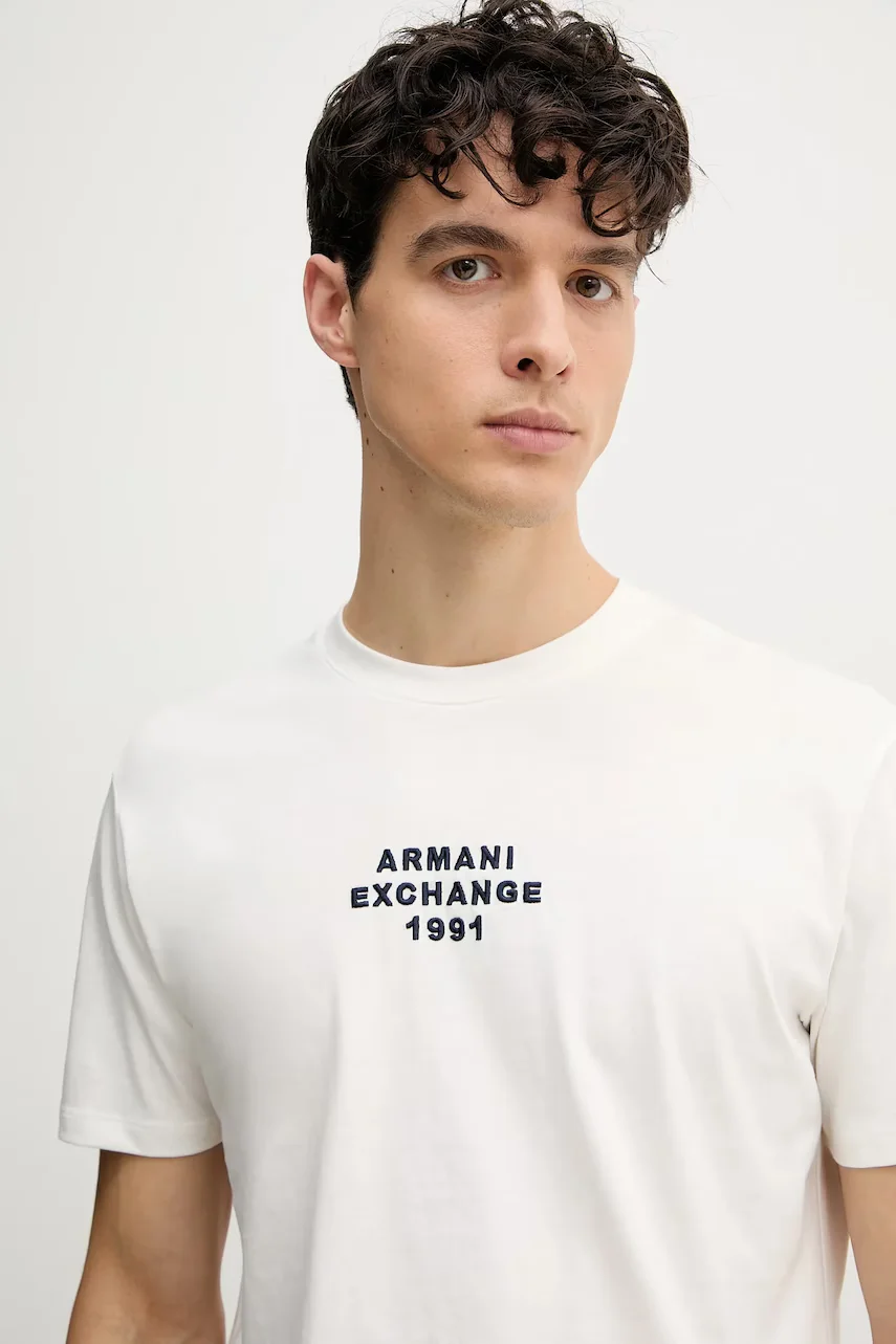 Armani Exchange Памучна тениска