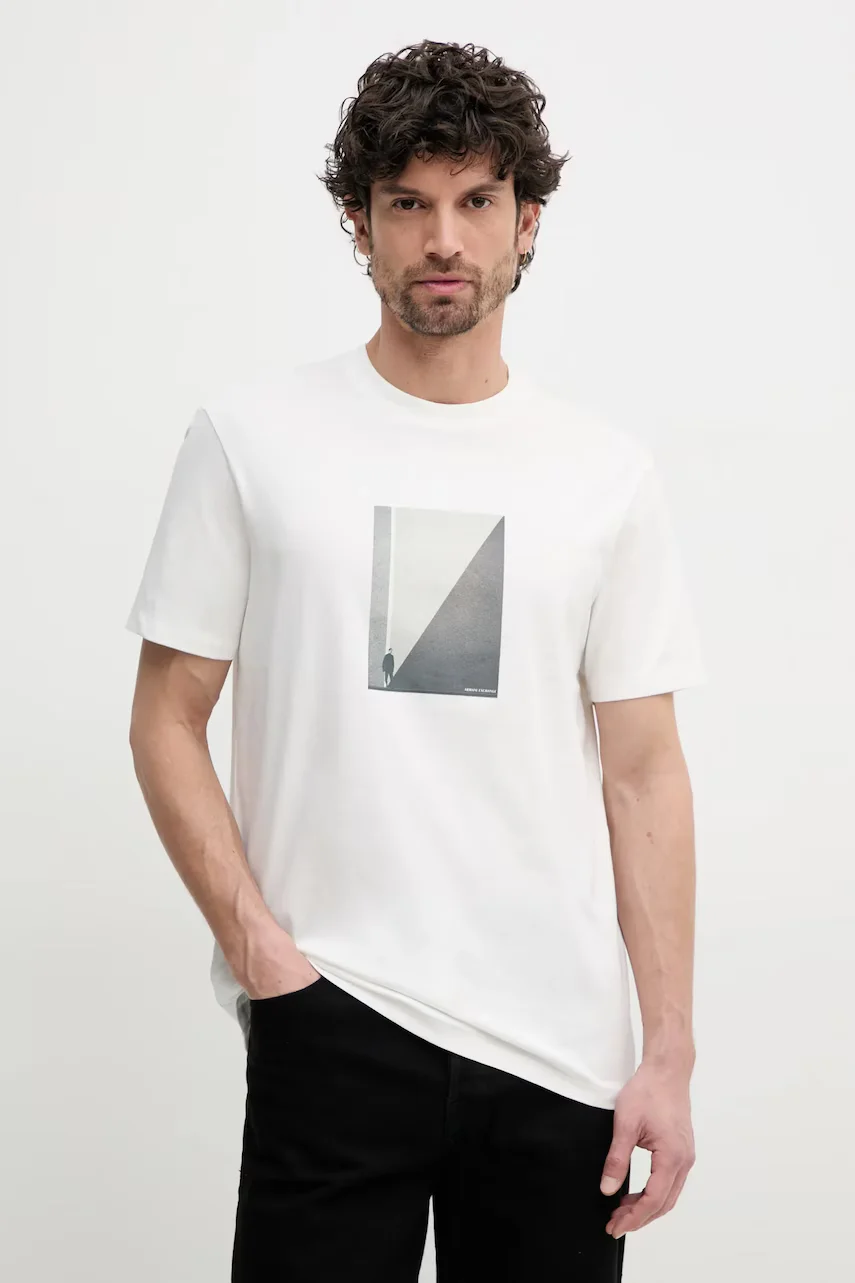 Armani Exchange Памучна тениска