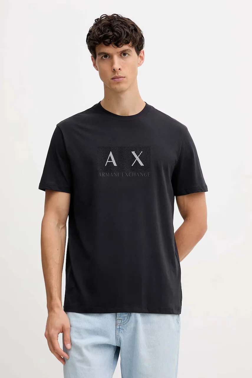 Armani Exchange Памучна тениска