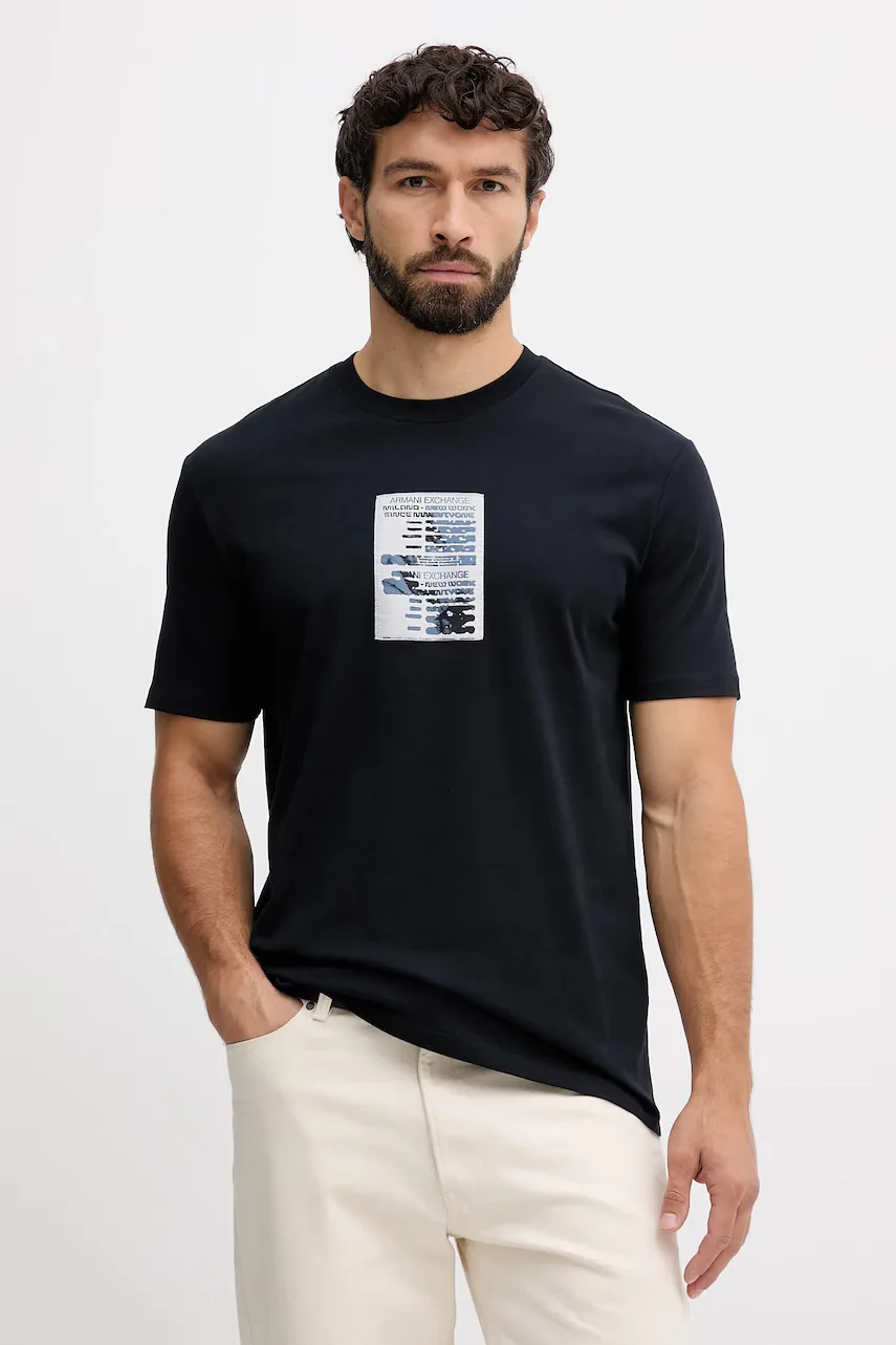 Armani Exchange Памучна тениска