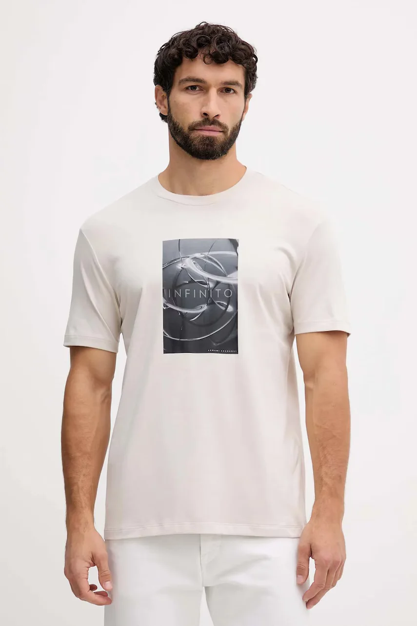 Armani Exchange Памучна тениска