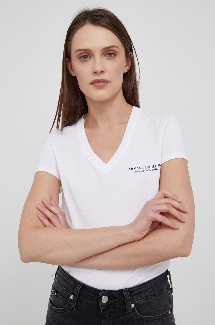 Armani Exchange Памучна тениска