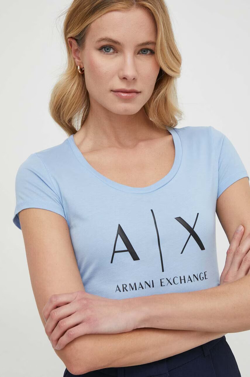 Armani Exchange Памучна тениска