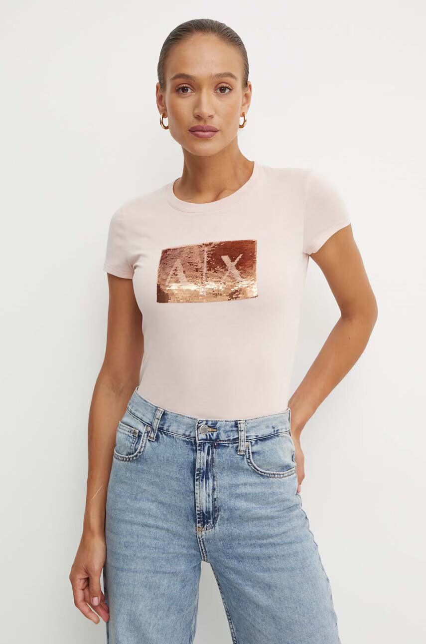 Armani Exchange Памучна тениска