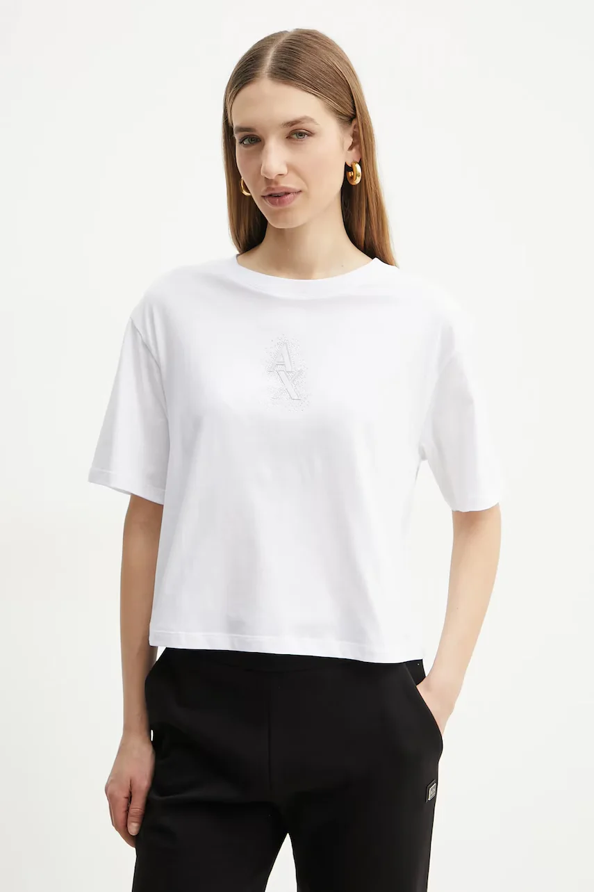 Armani Exchange Памучна тениска