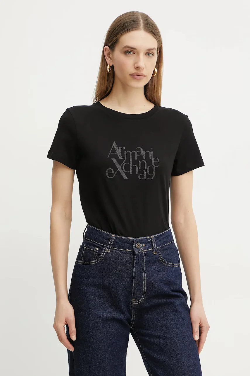 Armani Exchange Памучна тениска