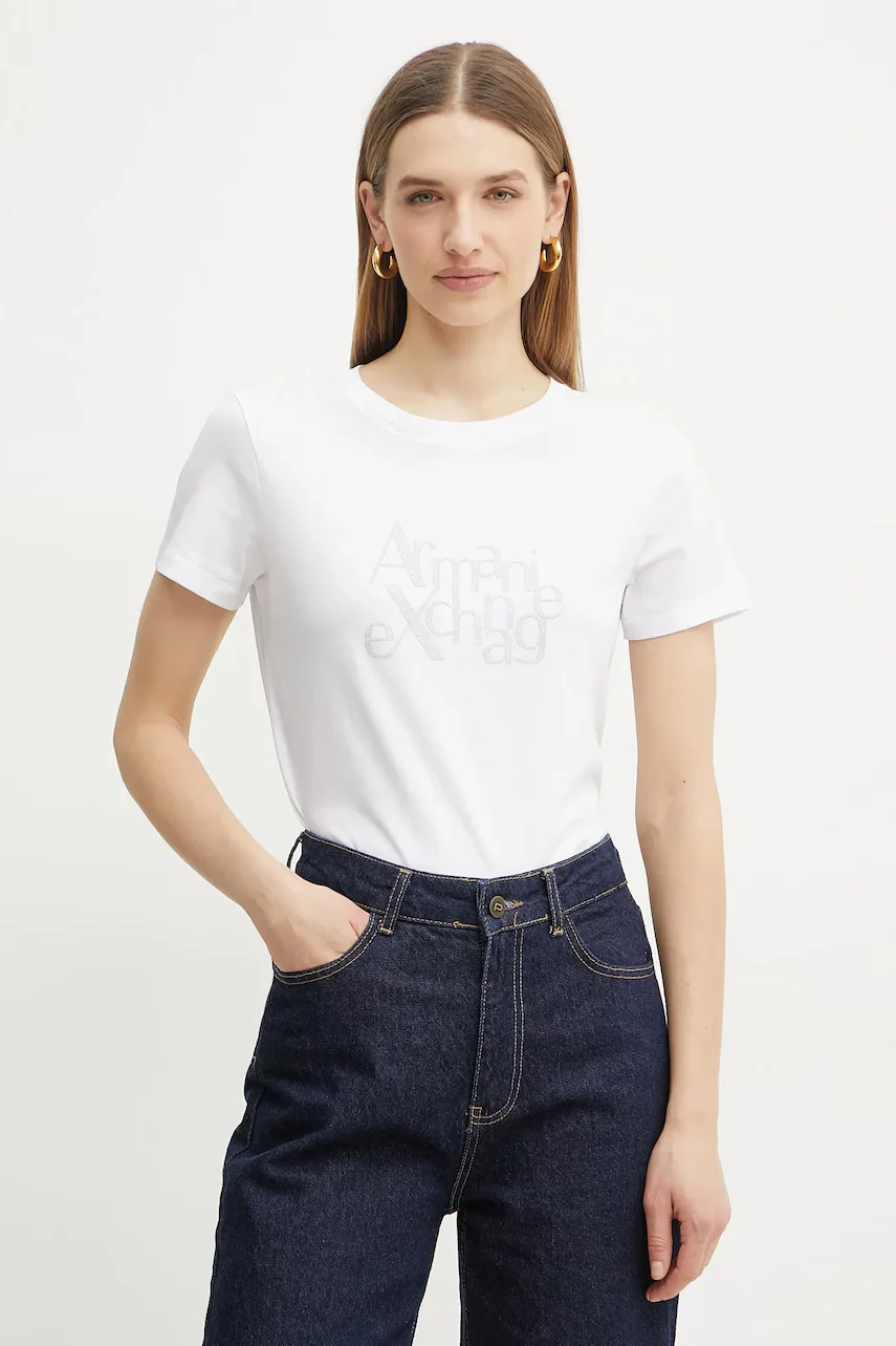 Armani Exchange Памучна тениска